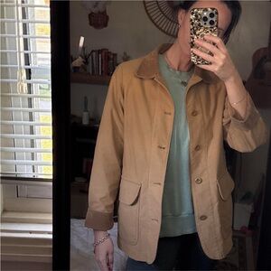 Uniqlo Tan Lightweight Shirt Jacket